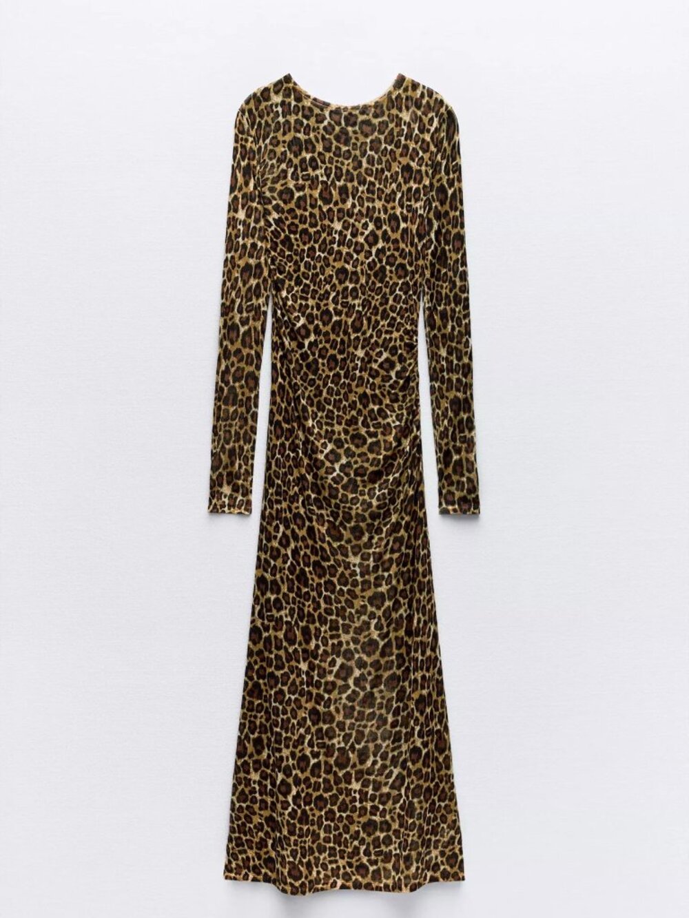 Zara Animal Print Knit Dress